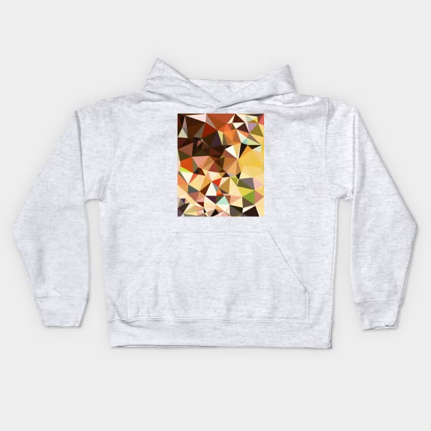 Cubist Abstract Pattern Kids Hoodie by Dturner29